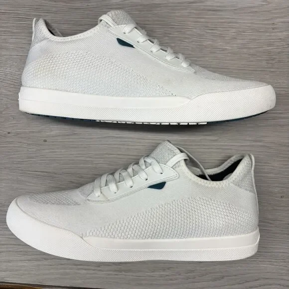 Vessi Weekend Sneaker Mens Size 10 Waterproof Shoes Marble White Summer Preppy - Picture 4 of 11